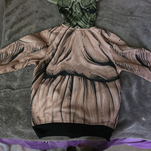 Star Wars Yoda Zip Up Sweatshirt Hoodie Size XS - Picture 2 of 7